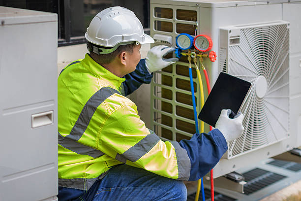 Professional Hvac technician working in Wendell, NC